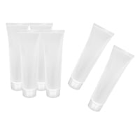 Ioensy - Botella De Tubo De Contenedor Suave De Muestra De Maquillaje, 6 Piezas, Para Limpiador De Champú Dividido, Tapón De Rosca De 20Ml