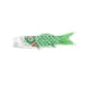 thumbnail image 4 of Cometa Japonesa Con Bandera De Pez, Manga De Viento De Carpa, Decorativa Para Sushi, Bar, Patio Trasero, Verde, 4 of 5