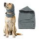 thumbnail image 1 of Uxcell Envoltura para Orejas de Perro Ajustable Cubierta Silenciosa Mangas Alivio de Ansiedad Protección de Cabeza Sin Sacudidas Gris L Baño de Mascotas Aseo Natación, 1 of 7