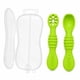 thumbnail image 2 of Set de cucharas de silicona para bebé color verde, 2 of 3