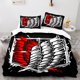 thumbnail image 1 of Attack On Titan Bedding Set Single Twin Full Queen King Size Attack On Titan Bed Set Aldult Kid Kawaii Duvetcover Sets Bed Sheets, 1 of 3