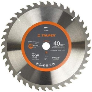 Sierra Circular Truper P/Madera 12 X 40 Dts. Profesional