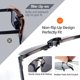 thumbnail image 5 of Gafas de Sol Polarizadas Goiteia Clip-On Ligeras Cuadradas, 5 of 8