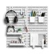 thumbnail image 1 of Organizador de pared con tablero perforado Zestify Revamp Your Space, color blanco, 1 of 6