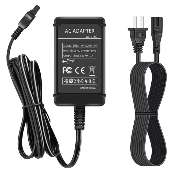 Cargador adaptador de corriente AC-L100 para videocámara Sony Handycam