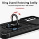 thumbnail image 5 of Funda Resistente Anillo Soporte Samsung Galaxy A05S Privacidad Cámara Montaje Magnético Negro, 5 of 6