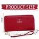 thumbnail image 5 of Cartera de mujer, cartera larga con cremallera para estudiante, cartera informal, cartera para teléfono móvil, cartera moderna para mujer, 5 of 5