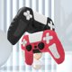 thumbnail image 4 of Funda protectora de silicona con agarre antideslizante para el mando de PlayStation 5, incluye pegatinas de tapa de balancín, funda de asa a prueba de sudor, accesorios de juego-Negro, 4 of 5