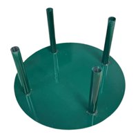 Magideal - Base De Soporte De Exhibición De Postes De Flores, Base De Pie De Flor, Fiesta Reutilizable De Soporte De Flores De Servicio Pesado Para Bodas, Sala Cuatro Polo