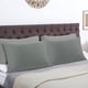thumbnail image 2 of PiccoCasa Juego de Fundas de Almohada con Cremallera de Microfibra Suave, Juego de 2, Estándar Gris, 2 of 7