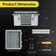 thumbnail image 3 of Caja de conexiones eléctrica Joisyoya impermeable IP67 15x15x9 cm, 3 of 6