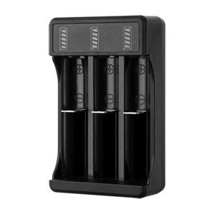 Magideal - De Batería Usb Con Indicador Led Para 3.7V/4.2V Litio 18650 14500 3 Ranuras