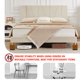 thumbnail image 4 of Alzadores de Cama ANNKUT 10 cm Pack de 4 Marrón Resistente, 4 of 7