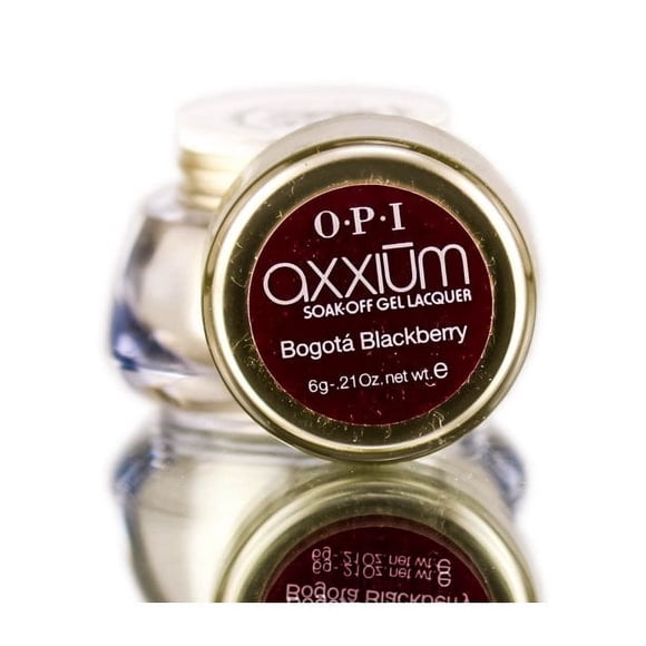 Esmalte de uñas OPI Axxium Soak-Off Gel Lacquer Bogota Blackberr