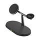 thumbnail image 2 of Cargador 3 En 1 Estación De Carga Resistente Y Fácil De Usar Para Auriculares, Relojes, Oficina, Negro, 2 of 3
