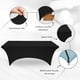 thumbnail image 5 of Mantel Rectangular Mesa Funda Tela Spandex 180*75*75 Evento Color Negro Liso, 5 of 8