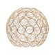 thumbnail image 4 of Pantalla de Lámpara de Cristal, Cubierta de Pantalla de Lámpara Colgante de Diamantes de Imitación, Jaula de Lámpara de Protección de Bombilla Colgant , Oro Dorado, 4 of 5