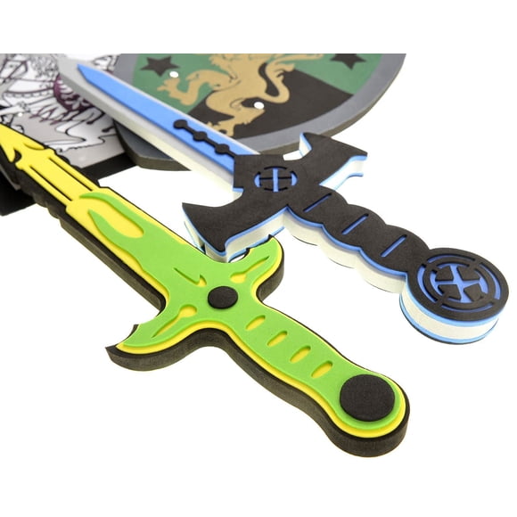 Espadas y escudos de espuma Playset PowerTRC White Eagle VS Golden Lion