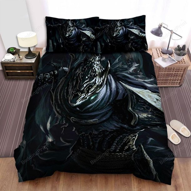 Dark Souls Artorias The Abysswalker Painting Quilt Duvet Cover Set Home Textiles3-Piece Bedding Set