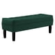 thumbnail image 2 of Banqueta Wood 2c Felpa 00 Verde Botella, 2 of 4