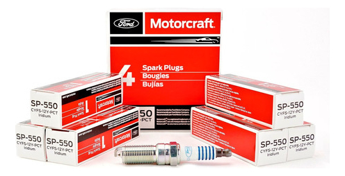 Motorcraft - Juego Bujías Ford F-150 Raptor 3.5 V6 Ecoboost 2017-2021