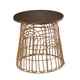 thumbnail image 1 of Mesa auxiliar Accent Table SEI Furniture Weaverdon de ratán natural, 1 of 2