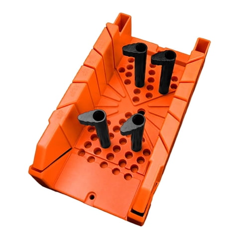 Magideal - Caja De Ingletes De Precisión, Ranura De Sujeción, Guía De Corte De 90/45/22, 5 Grados, Caja De Ingleteadora Para Carpintería Y Carpintería