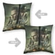 thumbnail image 2 of The Walking Dead Fundas de almohada de terciopelo con tema, regalos de funda de almohada, decoración para el hogar, cojín de lanzar, regalo de cumpleaños para fans y parejas. 45cm x 45cm., 2 of 6