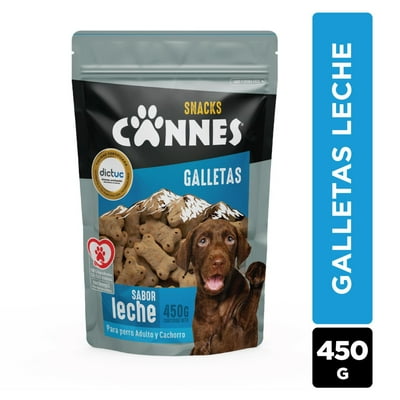 Galletas Cachorro Todas Las Razas Sabor Leche Bolsa 450 G Cannes