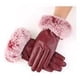 thumbnail image 1 of Guantes De Piel Sintetica Con Táctil - Rojo - Brazalet, 1 of 1