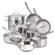 thumbnail image 1 of Batería de cocina Tramontina de 14 piezas de acero inoxidable tricapa, 1 of 9