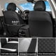 thumbnail image 3 of Fundas de Asiento FLORICH Impermeables de Cuero Sintético Blanco - Juego, 3 of 7