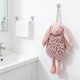 thumbnail image 1 of Toalla mano bolita felpa conejo secado rápido diseño animal 3D baño verde, 1 of 8