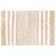 thumbnail image 1 of Alfombra de baño REGALWOVEN, alfombra de baño de microfibra extra suave y absorbente, alfombra de piso antideslizante con rayas esponjosas beige 16" x 24", 1 of 5