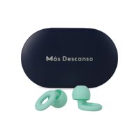 Más Descanso - Tapones Reutilizables Para Dormir Verde Agua