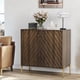 thumbnail image 2 of Sideboard buffet with storage, Mid-century modern style storage cabinets, Walnut sideboard for living room, Dining room, Entryway, Hallway, Kitchen, 2 of 3