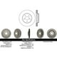 thumbnail image 4 of Disco Freno para auto Toyota Sienna 2004-2010 Delantero, 4 of 6