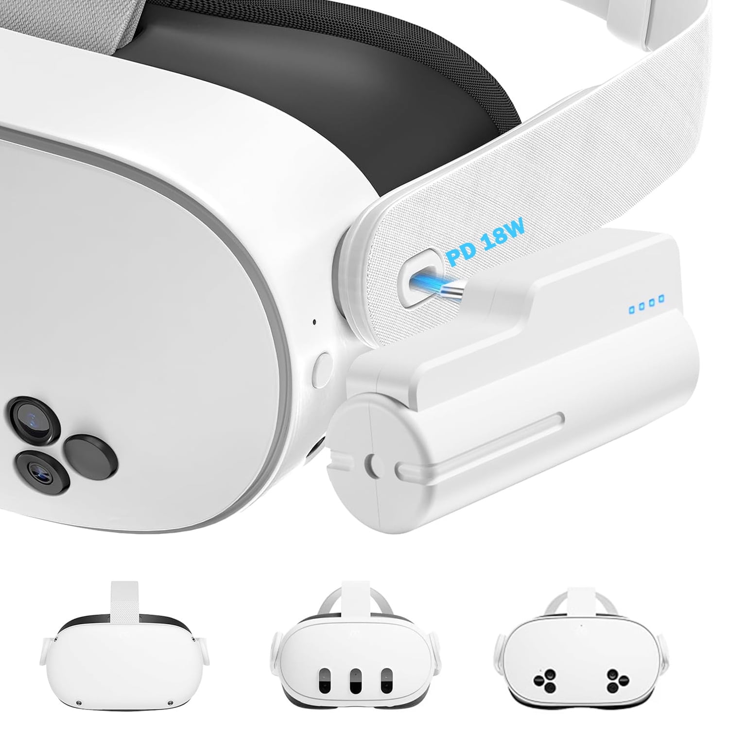 Batería Externa Aaronmei 5000mah Para Meta Quest 3s Y Quest 3