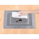 thumbnail image 3 of REGALWOVEN Juego de 6 Manteles Individuales para Decoración de Mesa de Comedor de Cocina Lavables Resistentes al Calor Plata Negro 18*12in, 3 of 7