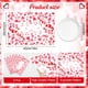 thumbnail image 4 of Manteles individuales de plástico Tarklanda para San Valentín, juego de 6 corazones rosas, 4 of 7