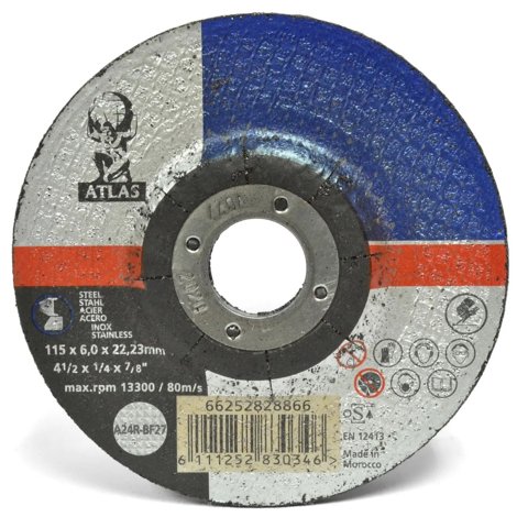 Disco Desbaste 252828866 115X6X22 Mm Atlas