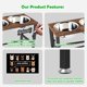 thumbnail image 5 of Soporte elevador para comedero de perro SHAINFUN ajustable 1700 ml, 3 tazones, 5 of 7