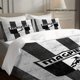 thumbnail image 1 of 3pcs Collingwood Magpies Printed Duvet Cover Set Perfect for Gifts, 1 of 1