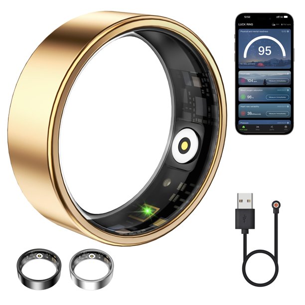 Anillo inteligente WNRTSA rastreador de actividad física con monitor de frecuencia cardíaca y oxímetro