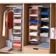 thumbnail image 4 of Organizador de armario multiusos con 6 compartimentos, plegable, con velcro, de bambú, resistente y con múltiples capas para colgar., 4 of 5