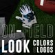 thumbnail image 4 of Guantes de receptor de fútbol Franklin Sports Carolina Panthers, 4 of 9