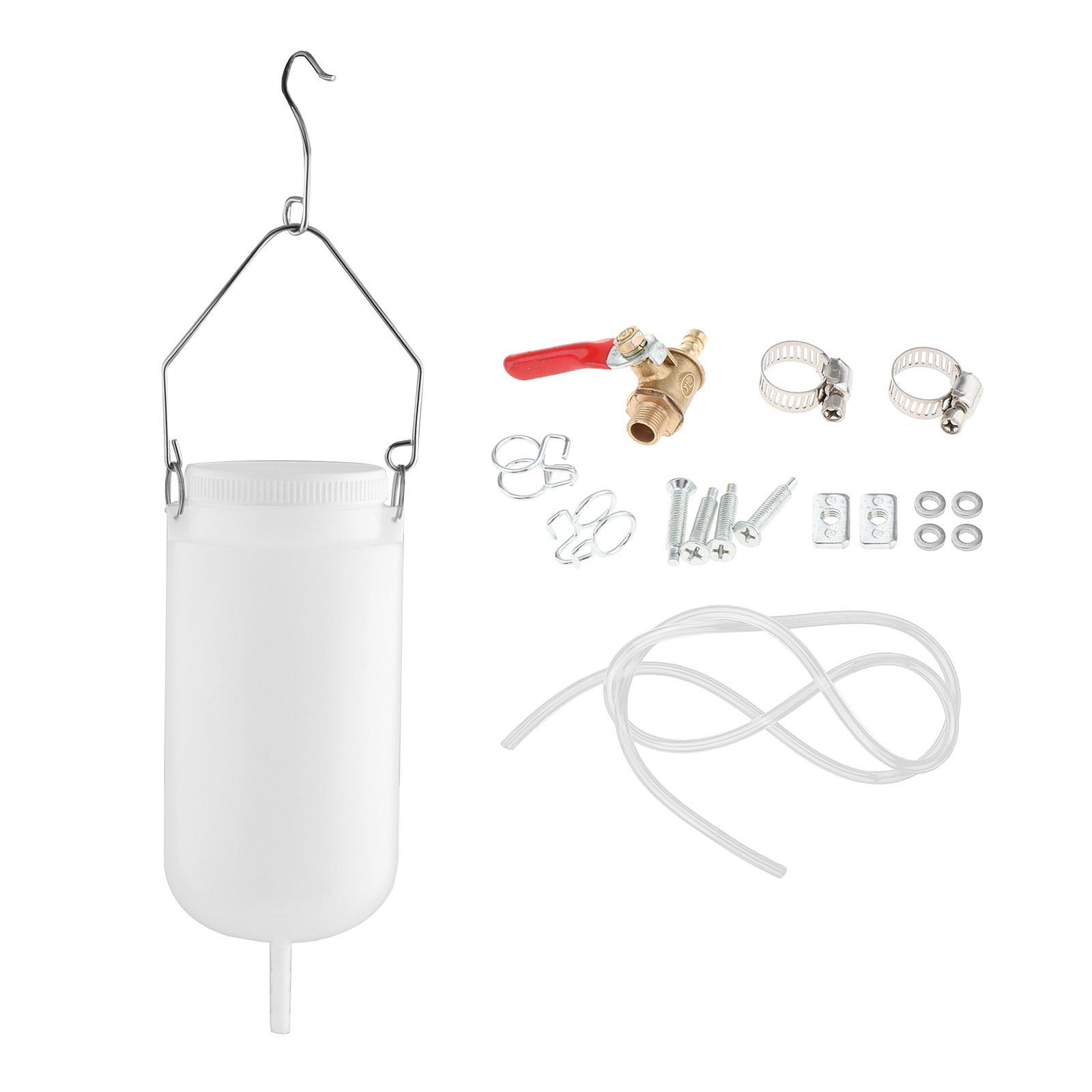 Magideal - Tanque De Combustible Auxiliar Para Motocicleta, Tanque De Combustible Auxiliar, Botella De Reparación, Para Colgar El Carburador, 1 L, Tanque De Comb