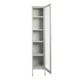 thumbnail image 2 of Estante tipo locker con puerta de vidrio y 4 repisas ajustables - Crema, 2 of 3