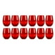 thumbnail image 1 of Set 12 Vasos Vidrio Bajos Full Color Rojo 480mL Allegra, 1 of 3