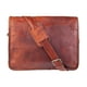 thumbnail image 2 of Maletín De Cuero Natural. Vintage. Laptop Notebook 15,6" Franz Mossi, 2 of 3